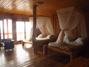 Le camere del Cormoran Lodge