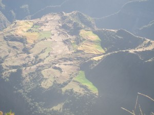 Dalla punta di Imet  Gogo geometrie agricole