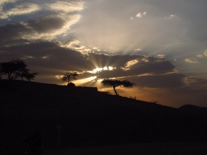 Sole nuvole e ombre