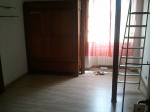 Parquet camera letto